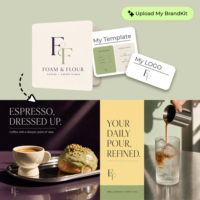 Coffee Brand Social Media Marketing Visuals