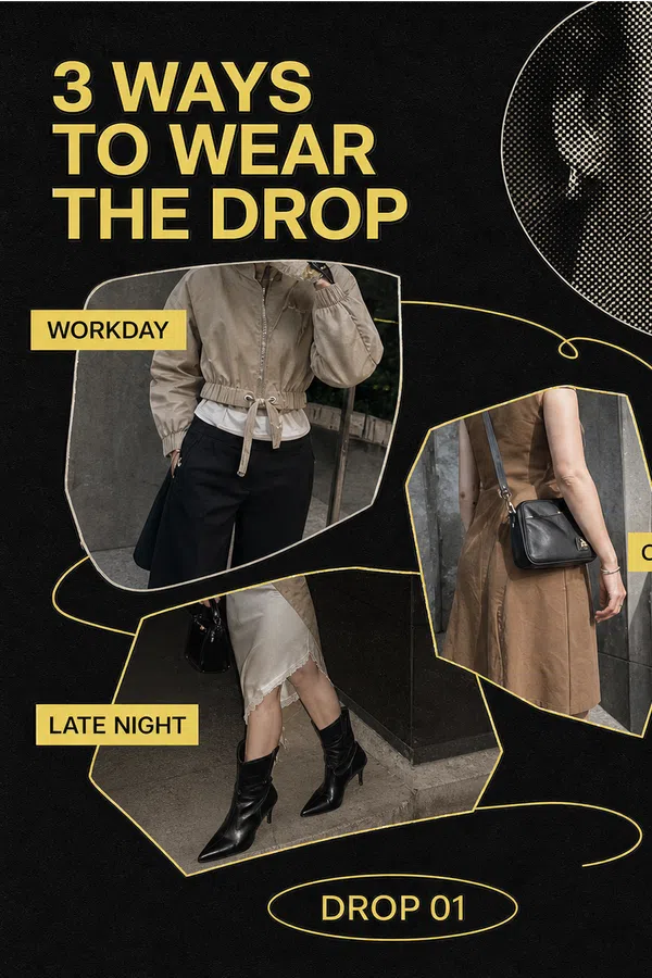 English Fashion Campaign Marketing Poster