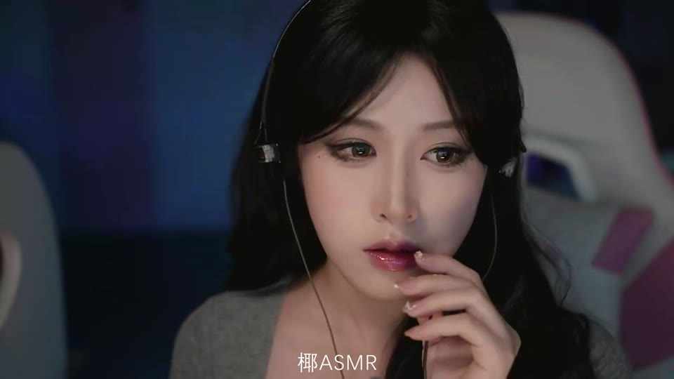 【在线播放】椰子ASMR 视觉向剧情舔亚克力耳-asmr小喵