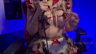 【在线播放】清水咏美 情趣内衣乳贴舔麦-asmr小喵