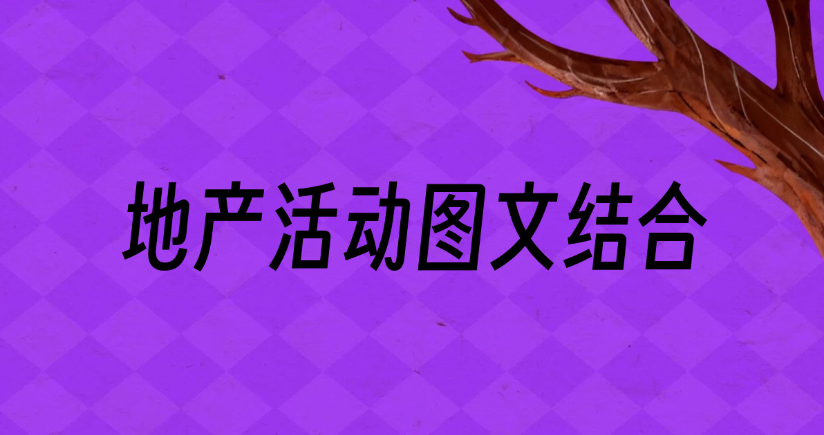 地产活动图文结合