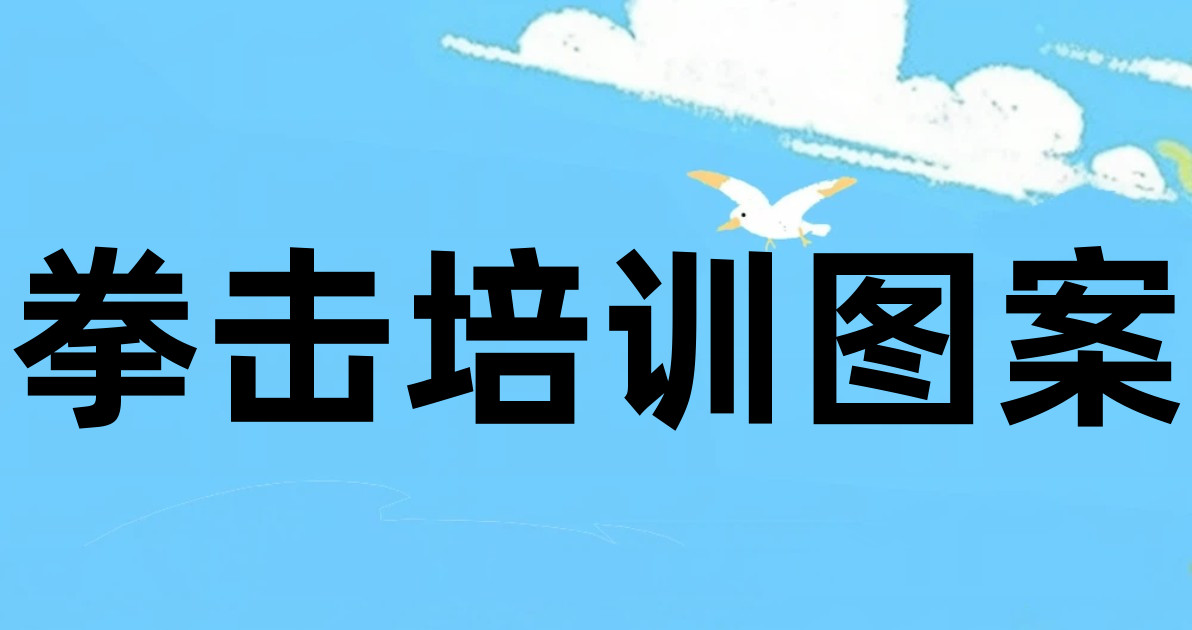 拳击培训图案