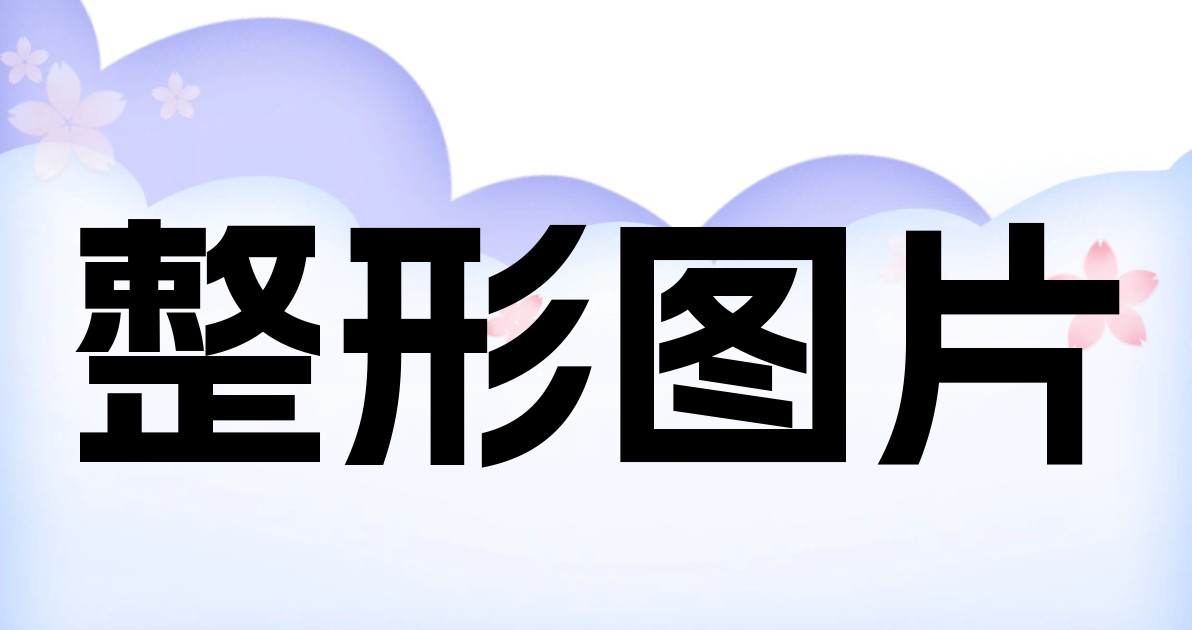 整形图片