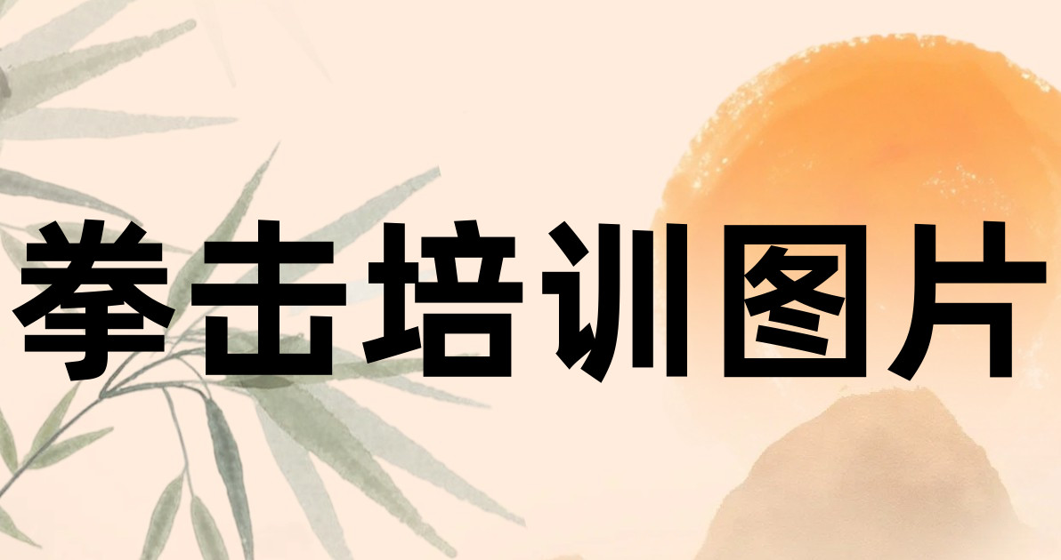 拳击培训图片