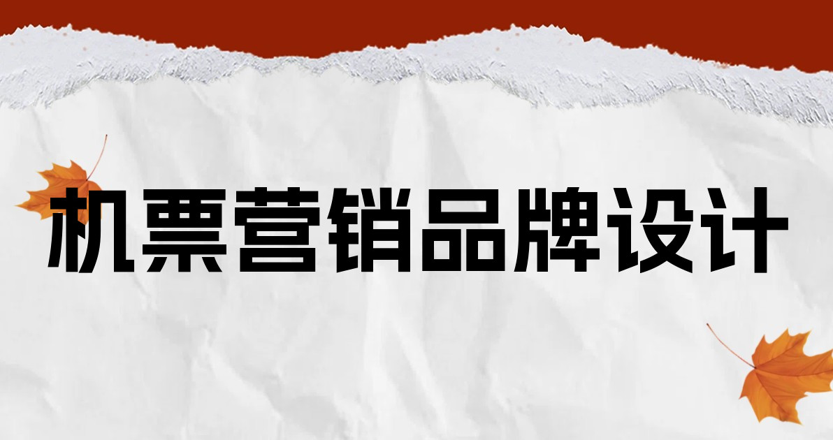 机票营销品牌设计