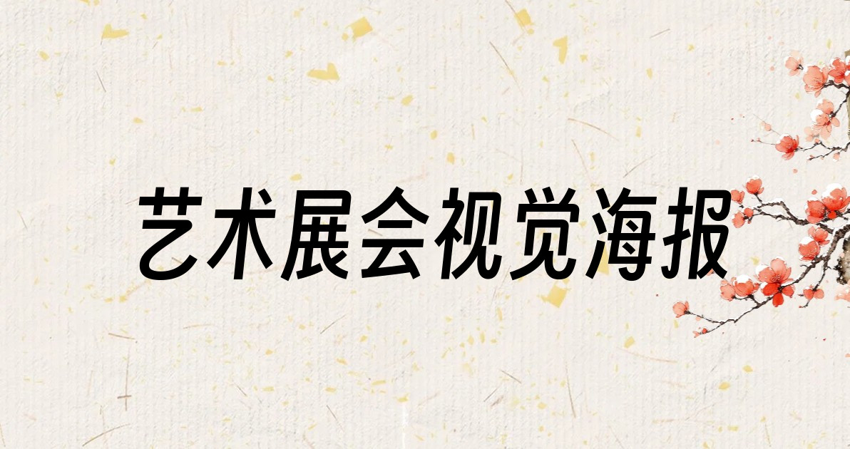 艺术展会视觉海报