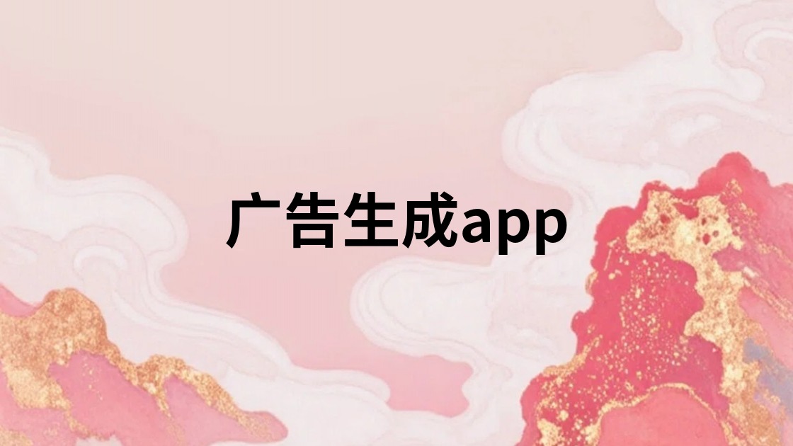 广告生成app