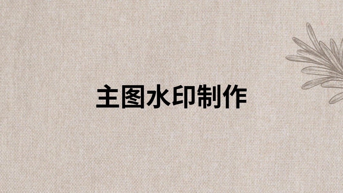 主图水印制作